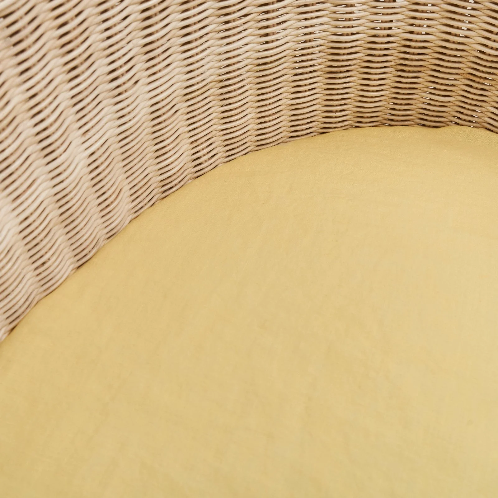 French Flax Linen Bassinet Sheet in Daisy - Image 2