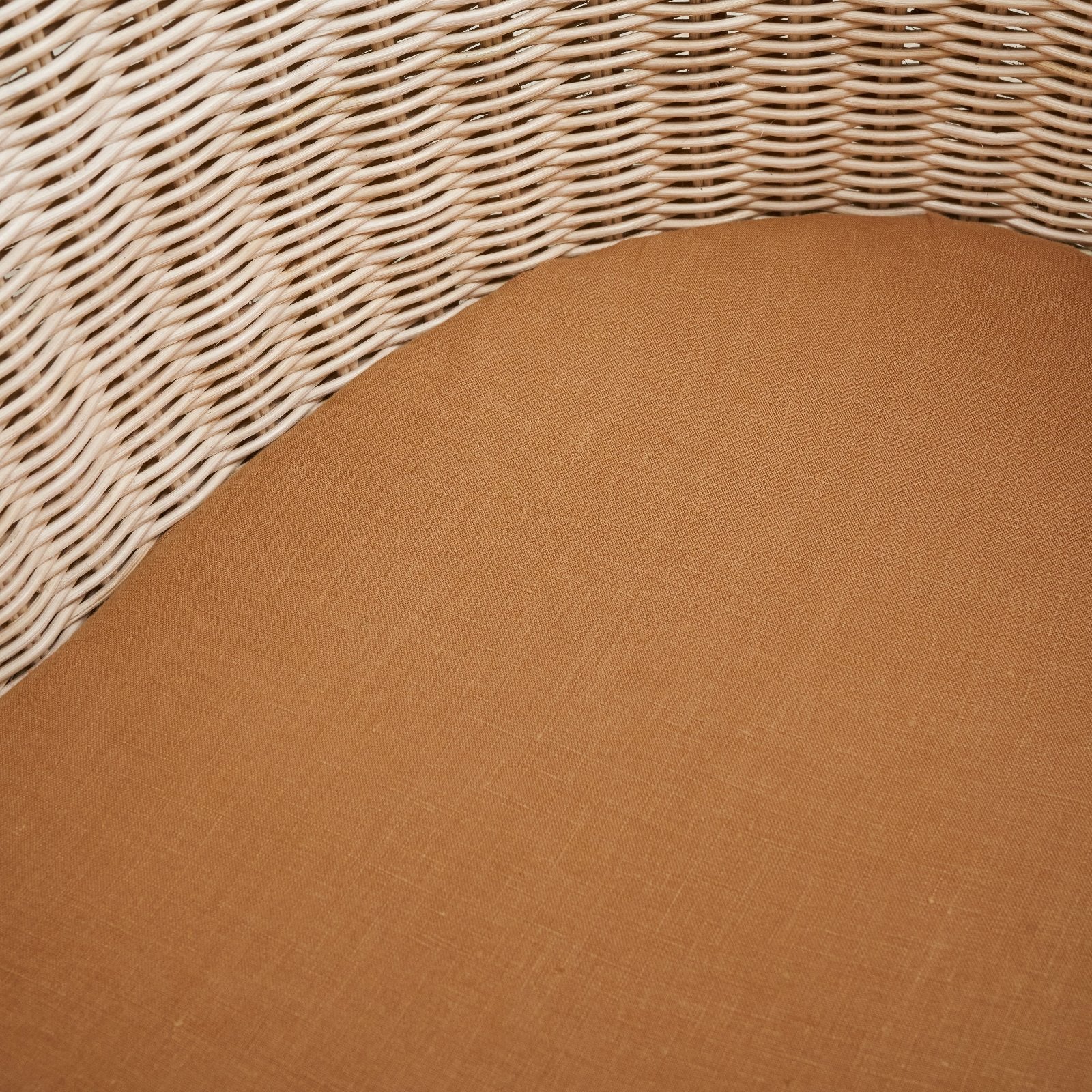 French Flax Linen Bassinet Sheet in Sandalwood - Image 2