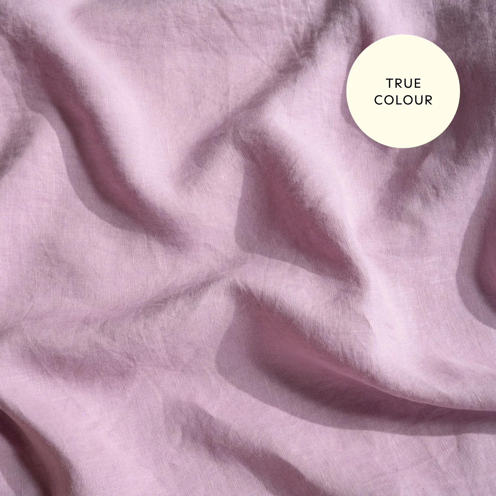 French Flax Linen Double Sided Quilt Cover in Lilac/Blush - Image 13