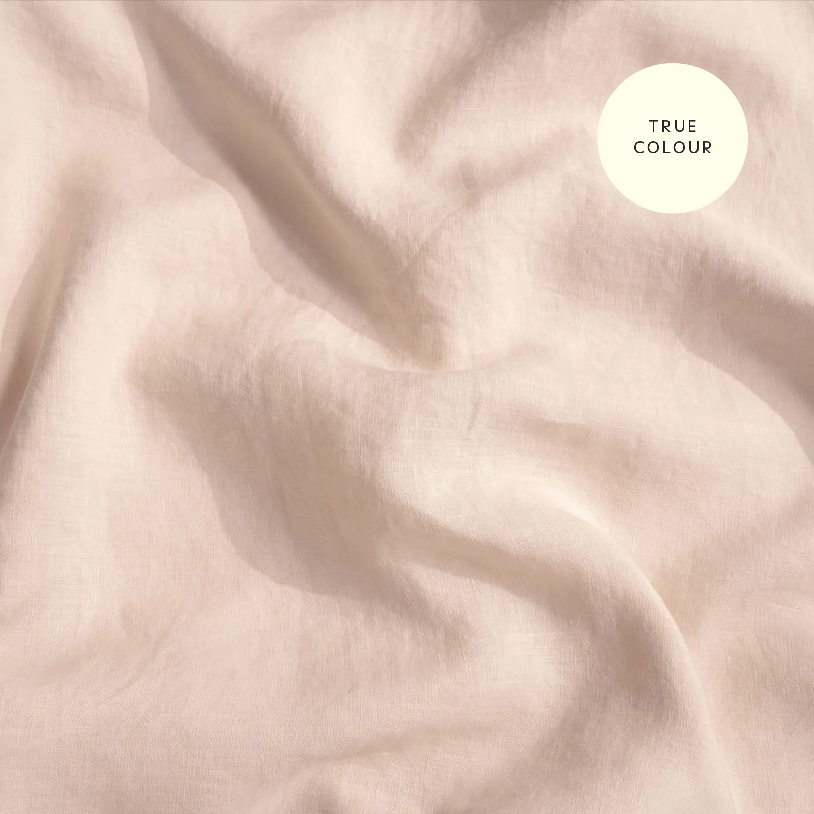 French Flax Linen Flat Sheet in Blush - Image 11