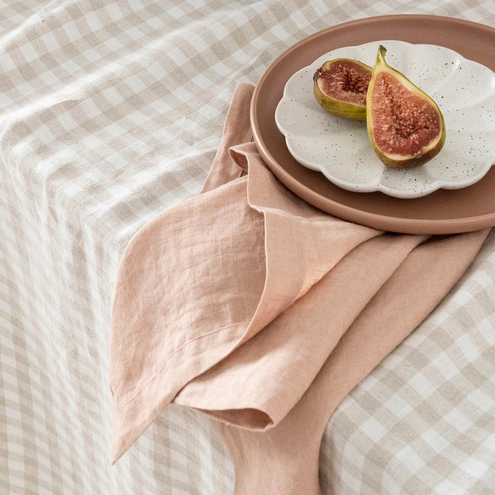 French Flax Linen Napkin (Set Of 4) in Clay - Image 3