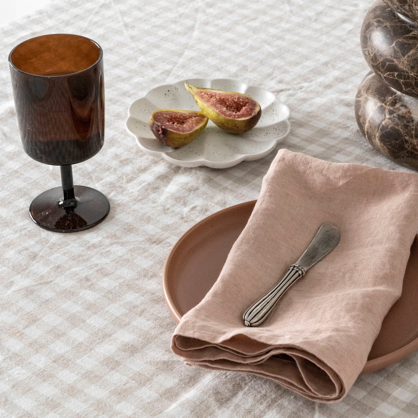 French Flax Linen Napkin (Set Of 4) in Clay - Image 5