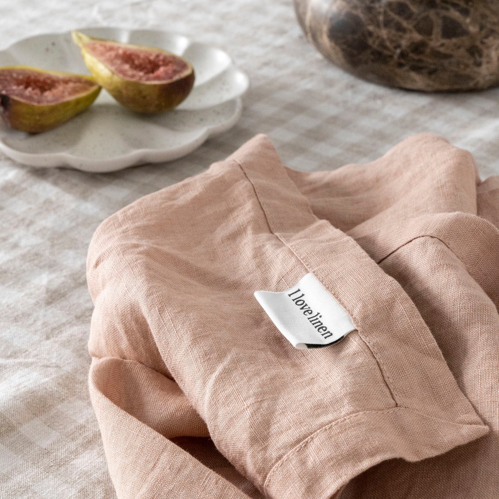 French Flax Linen Napkin (Set Of 4) in Clay - Image 8