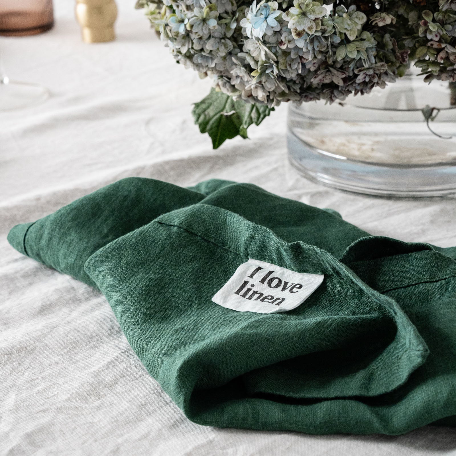 French Flax Linen Napkins (Set Of 4) in Jade - Image 7