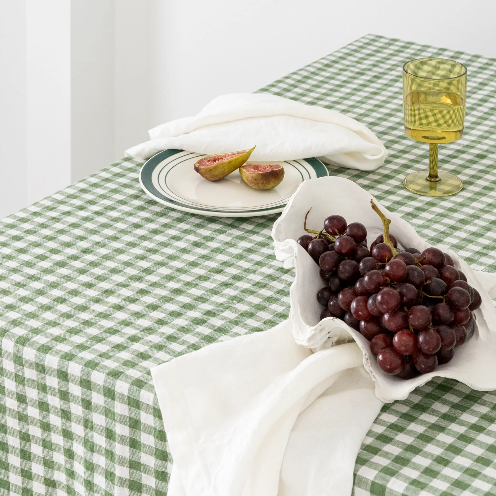 French Flax Linen Napkins (Set Of 4) in White - Image 4