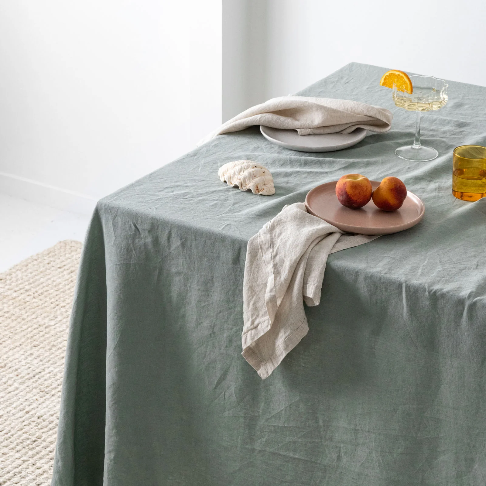 French Flax Linen Napkins (Set Of 4) in Natural - Image 4