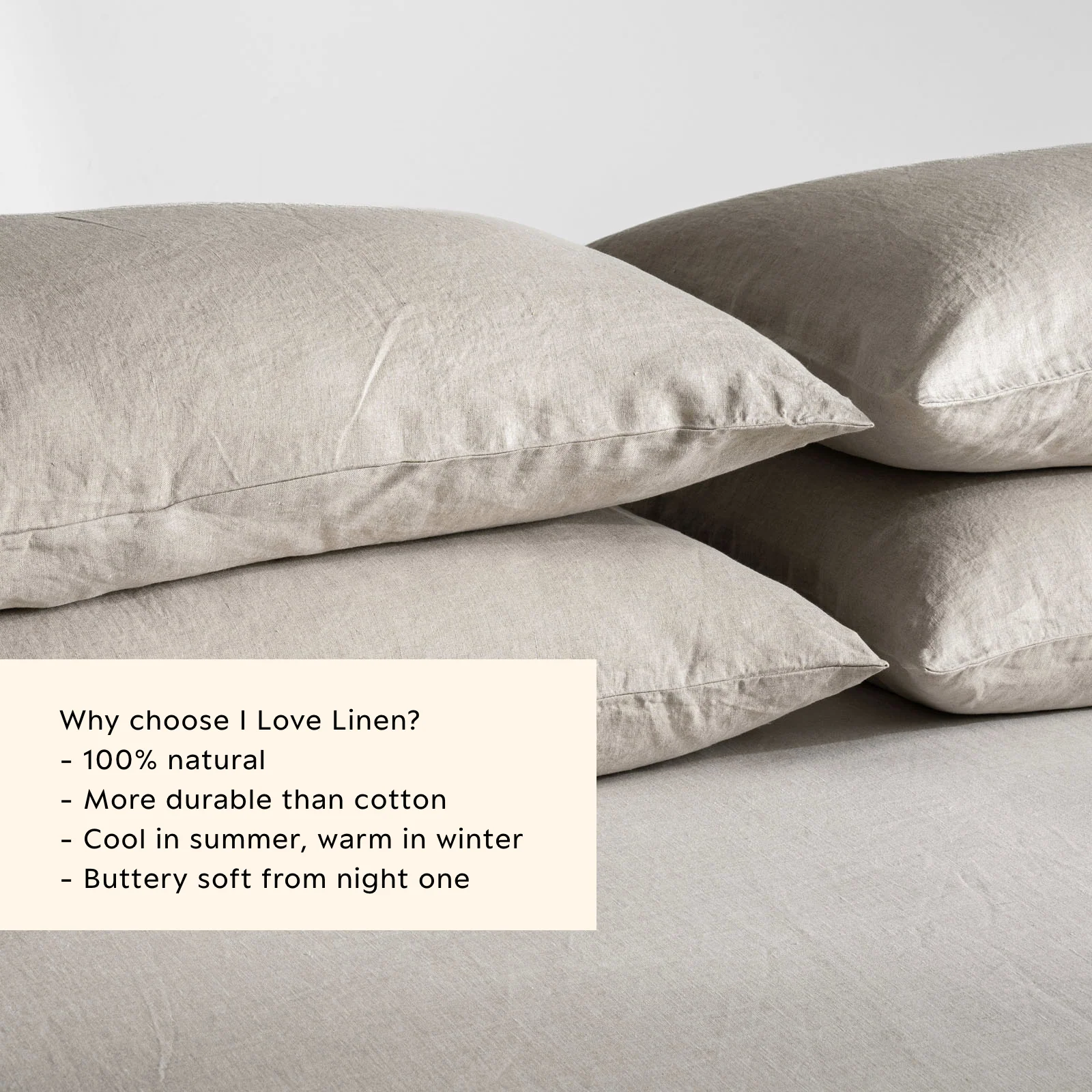 French Flax Linen Flat Sheet in Blush - Image 12