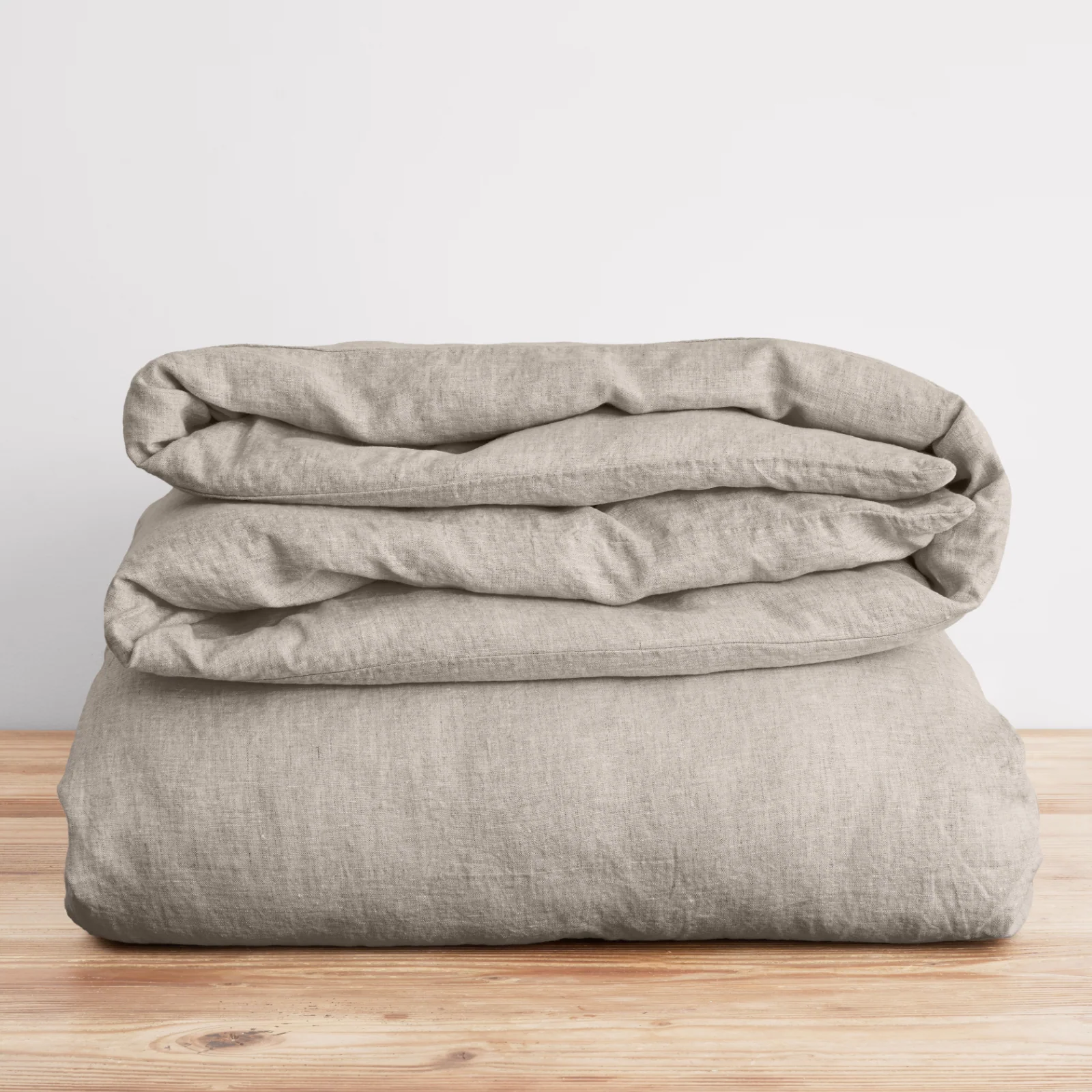 French Flax Linen Quilt Cover in Natural