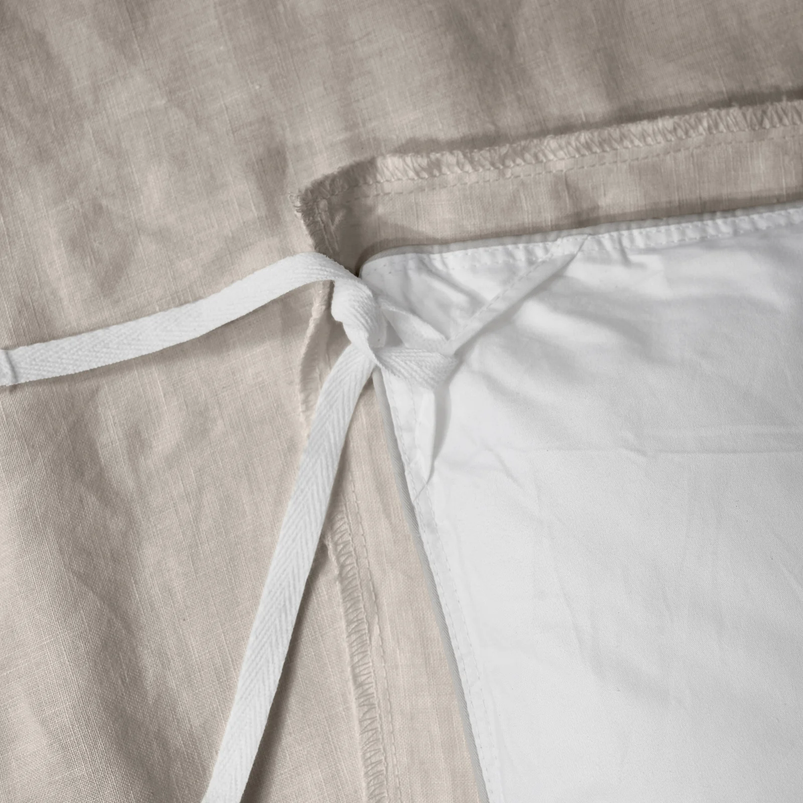 French Flax Linen Quilt Cover Set in Natural - Image 14