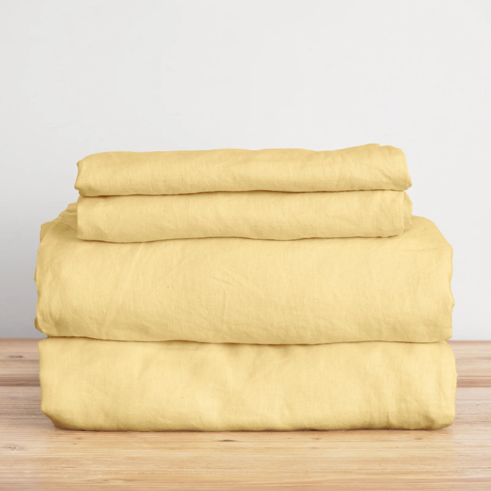 French Flax Linen Sheet Set in Daisy