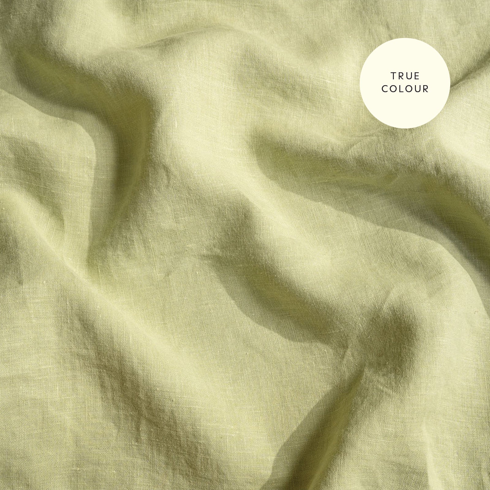 French Flax Linen Sheet Set in Matcha - Image 12