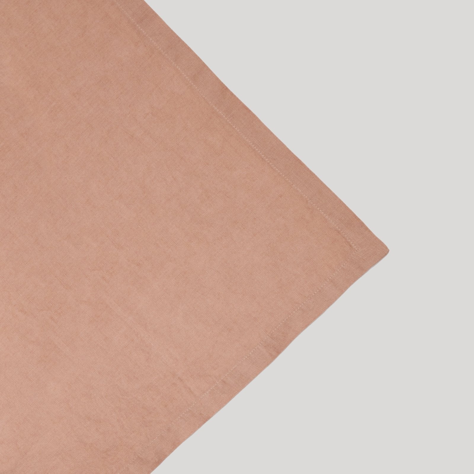 French Flax Linen Swaddle in Clay - Image 5