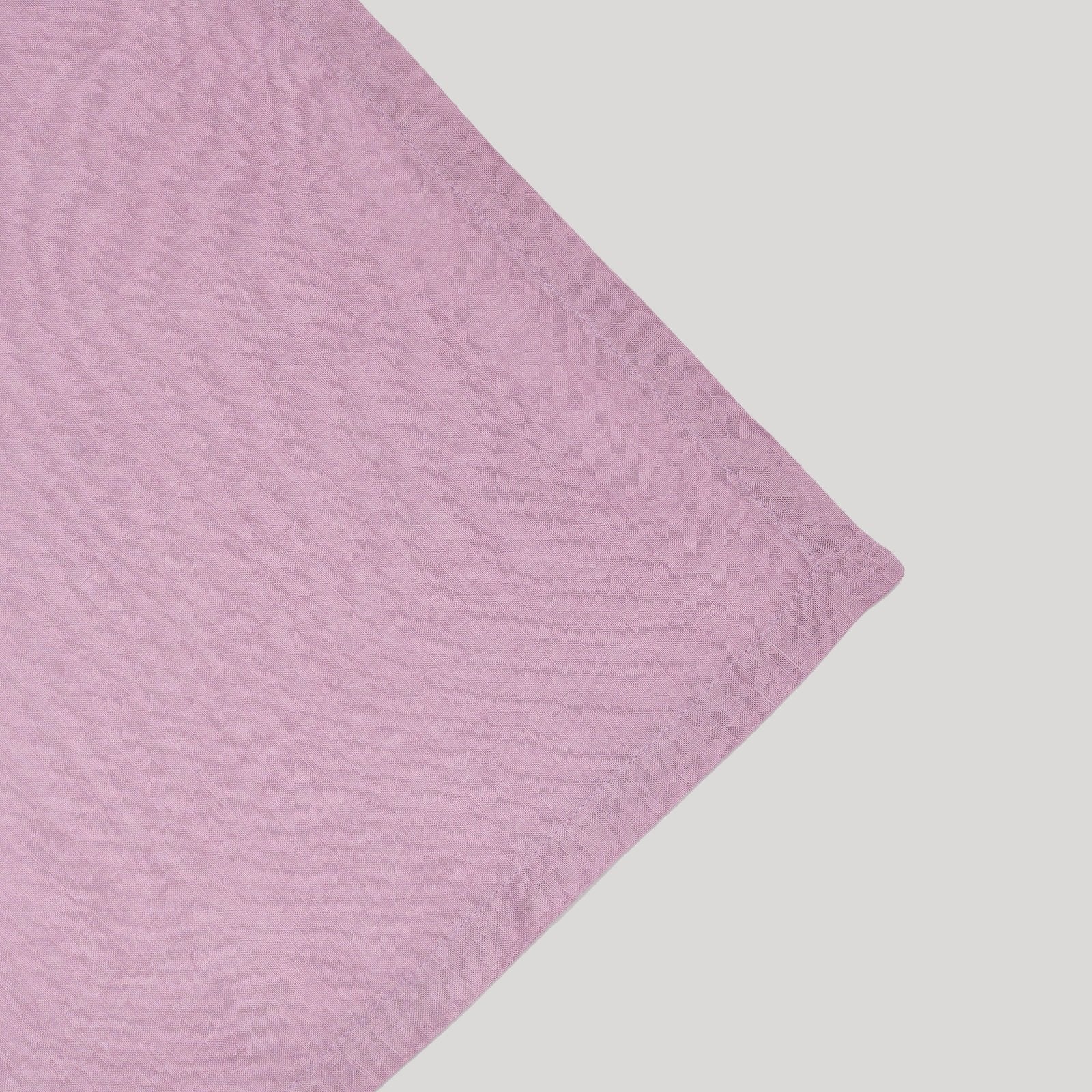 French Flax Linen Swaddle in Lilac - Image 5