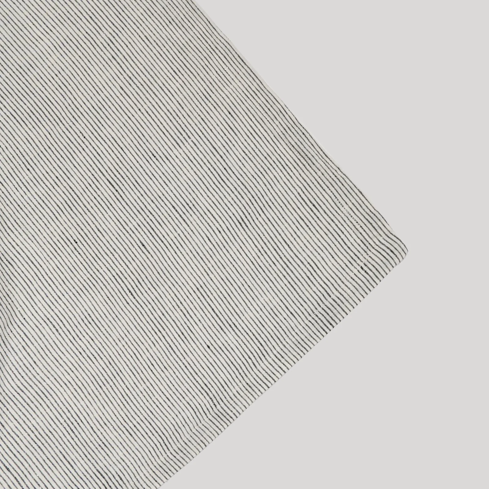 French Flax Linen Swaddle in Pinstripe - Image 5